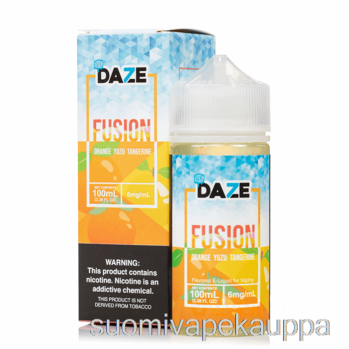 Vape Netistä Jääappelsiini Yuzu Mandariini - 7 Daze Fuusio - 100ml 0mg